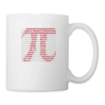 Pi - Tasse - Weiß - Rechts