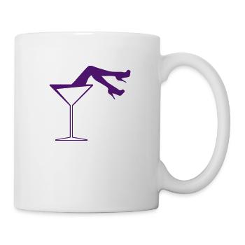 Martini Legs with Heels - Tasse - Weiß - Rechts