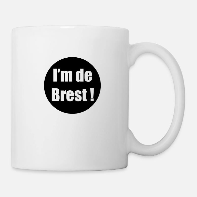 I'm de Brest ! - Mug blanc - blanc