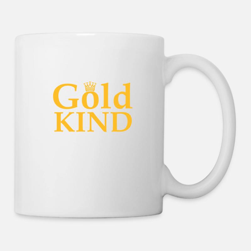 Gold KInd - Tasse - Weiß