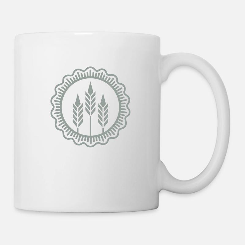 Blé Sigel / médaillon de blé (1c) - Mug blanc - blanc