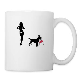 hund - Tasse - Weiß - Rechts
