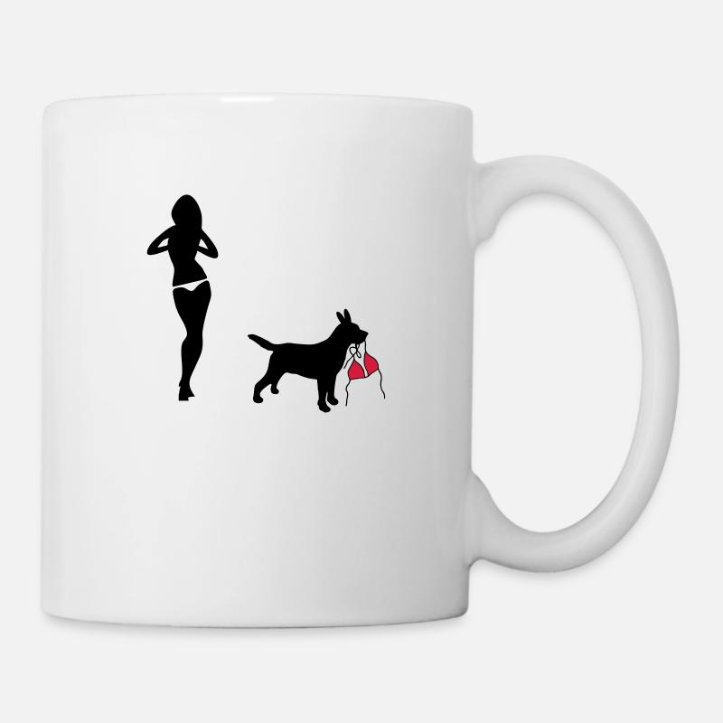 hund - Tasse - Weiß