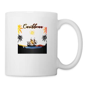 Caribbean - Tasse - Weiß - Rechts