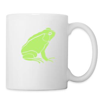hopping frog animal - Mug - white - Right