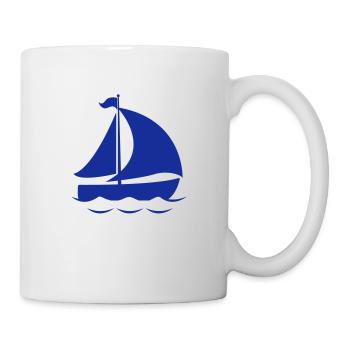 Schiff - Tasse - Weiß - Rechts