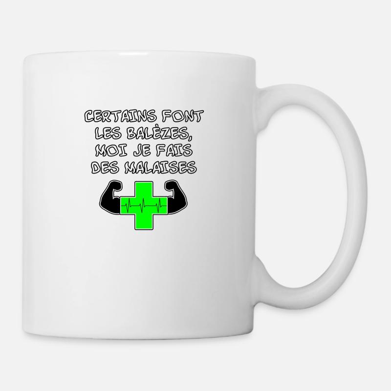 MANCHE MACHEN DIE ÄRZTCHEN ICH BIN UNWOHL - Tasse - Weiß