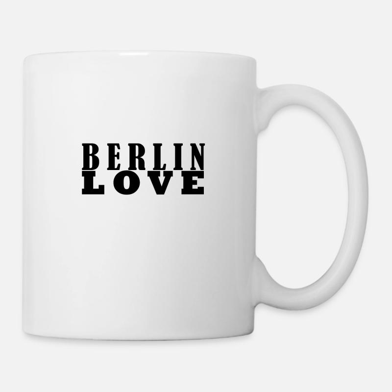 Berlin Love Black - Mug - white