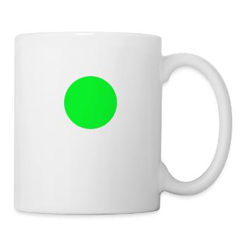 point vert - Mug blanc - blanc - Droite