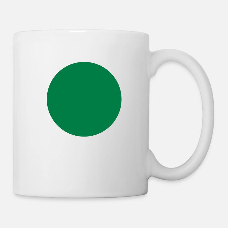 Kreis, Punkt, Loch - Tasse - Weiß
