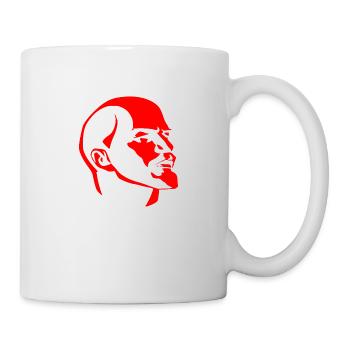 Head Lenin red - Mug - white - Right