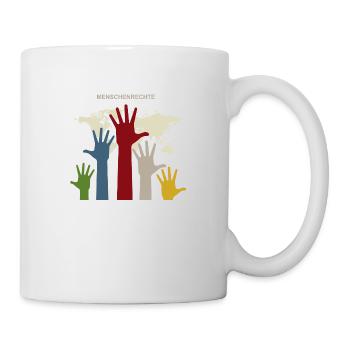 Menschenrechte - Tasse - Weiß - Rechts