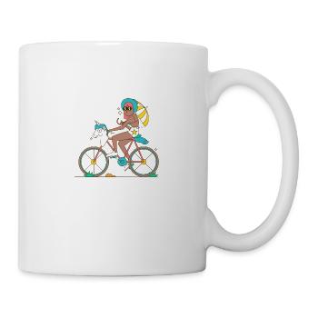 Burning Man Festival Bicycle Celebrate Music Love - Mug - white - Right