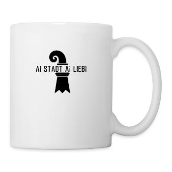 Ai Stadt Ai Liebi - Love Basel - Mug - white - Right