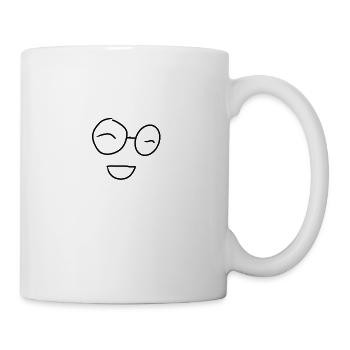 Brille - Tasse - Weiß - Rechts