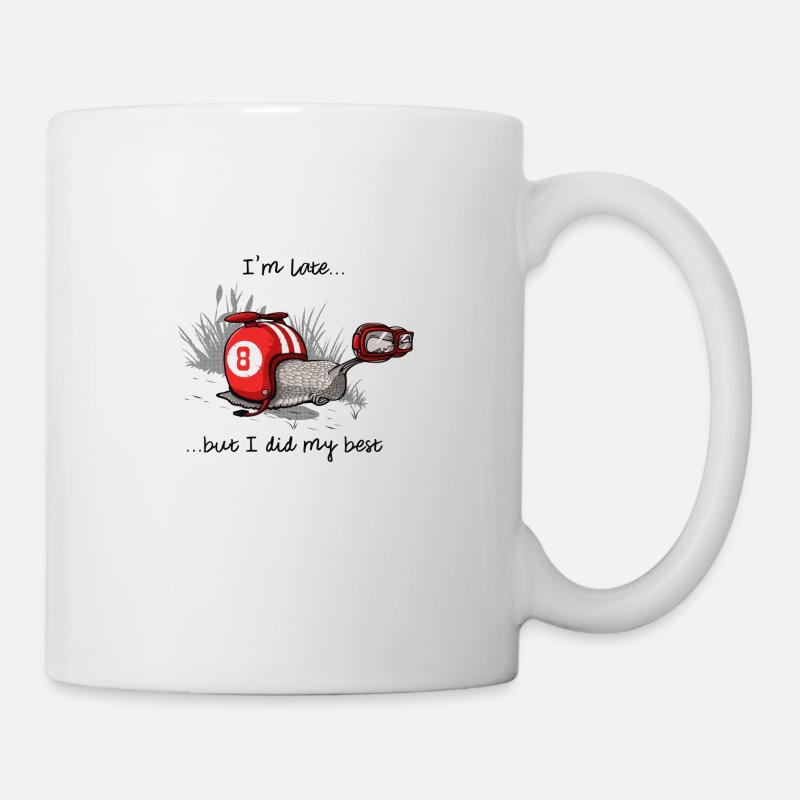 I'm late - Mug blanc - blanc