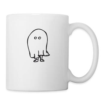 Cartoon ghost - Mug - white - Right