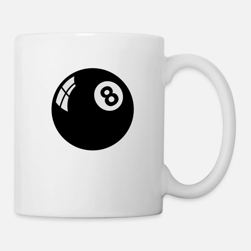 eight_ball__f2 - Tasse - Weiß