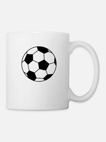 Ballon Foot Original - Personnalisable - Mug blanc - blanc