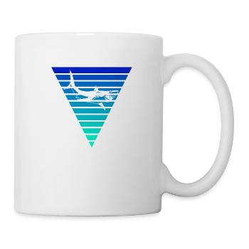 Cadeau requin / requin - Mug blanc - blanc - Droite