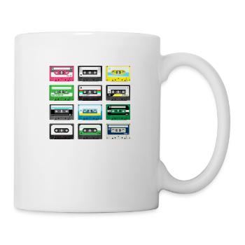 mix tape vintage - Mug - white - Right