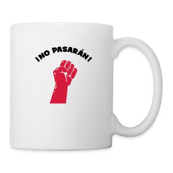 No Pasaran - Ils ne passeront pas ! - Mug blanc - blanc - Droite