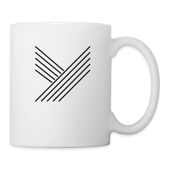 Streifen Y - Tasse - Weiß - Rechts