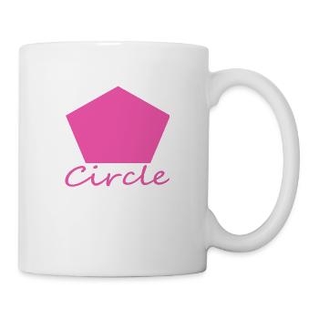 Mauvaise forme de cercle - Mug blanc - blanc - Droite