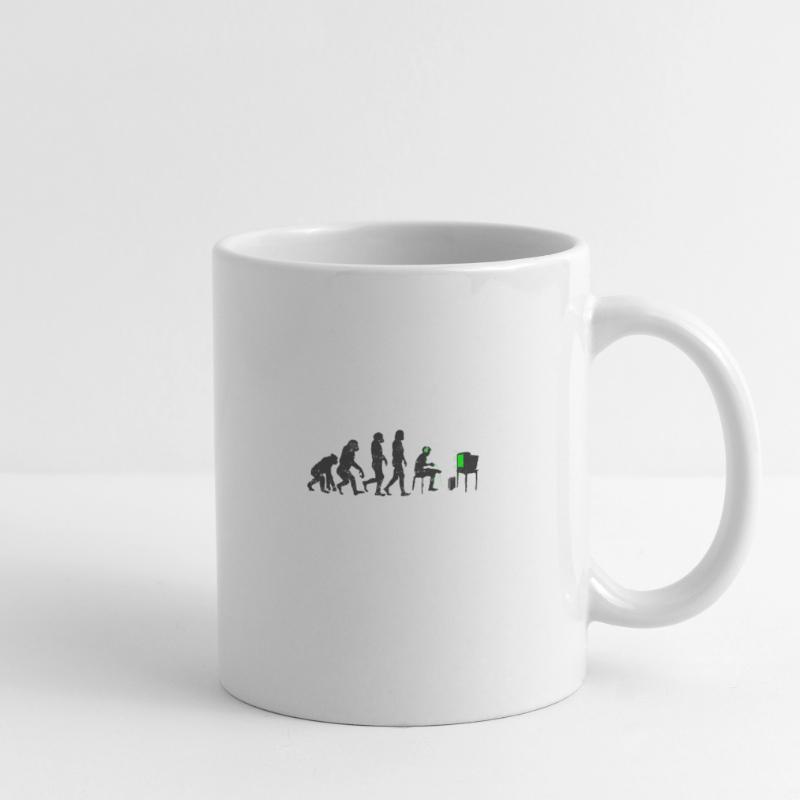 Evolution de l'évolution des joueurs Mug blanc