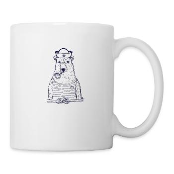 Kapitan Bear - Mug - white - Right