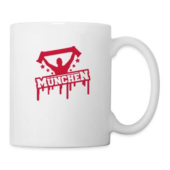 muenchen_fan_graffiti_rot_r1 - Mug - white - Right