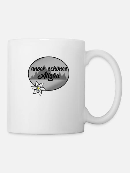 USA - Unser schönes Allgäu Design - Tasse - Weiß