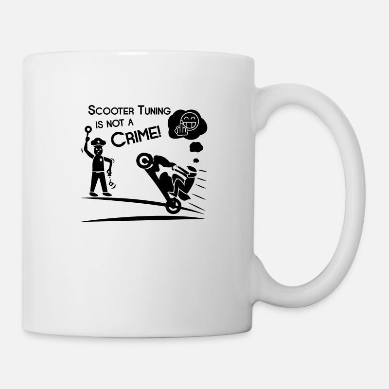 Scooter Tuning is not a Crime! - Mug - white