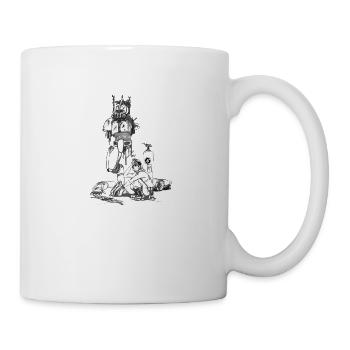 Assistierte Rüstung - Tasse - Weiß - Rechts