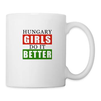 Hungary - Tasse - Weiß - Rechts