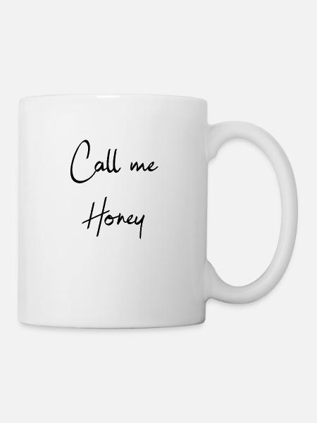 Call me Honey - Tasse - Weiß