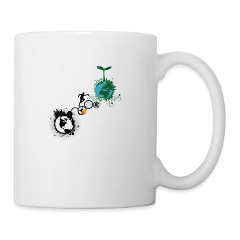Le changement climatique agit maintenant - Mug blanc - blanc - Droite