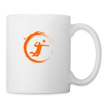 Volleyball joueur de volleyball - Mug blanc - blanc - Droite