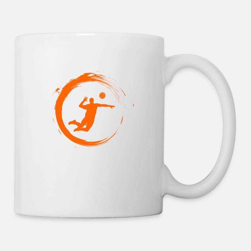 Volleyball volleyball player - Mug - white