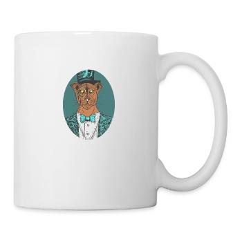 Portrait of a lion - Mug - white - Right