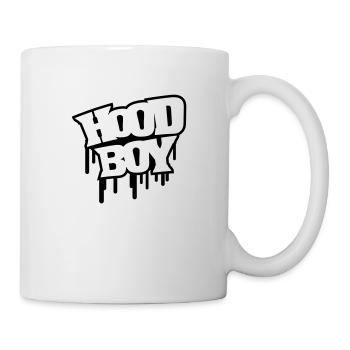 hood_boy_letters_graffiti_r1 - Mug blanc - blanc - Droite