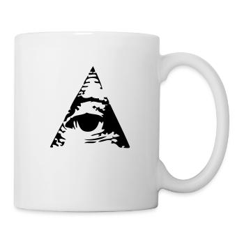Pyramide - Tasse - Weiß - Rechts