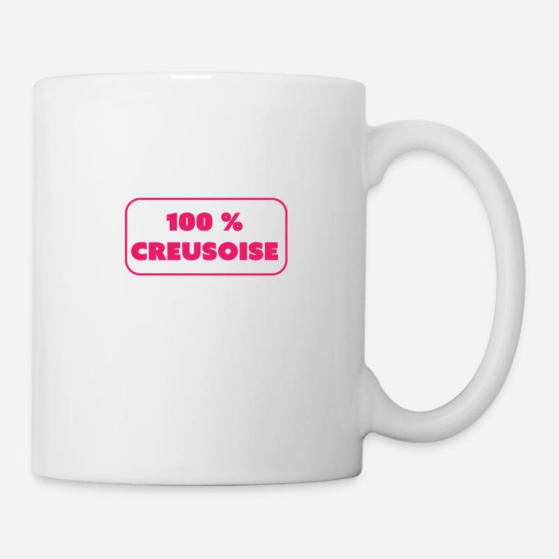 100 % creusoise ! - Mug blanc - blanc