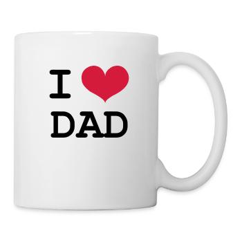 I Love Dad ! - Mug blanc - blanc - Droite