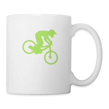 DOWNHILL MOUNTAIN BIKER - Mug - white - Right