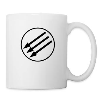 THREE ARROW | Three arrows movement - Mug - white - Right