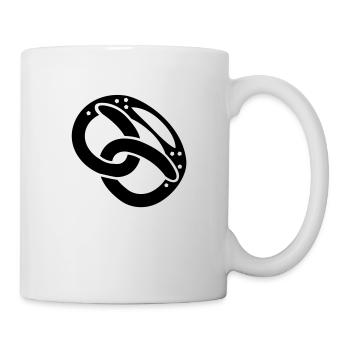 brezel_f1 - Tasse - Weiß - Rechts