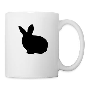 lapin - Mug blanc - blanc - Droite