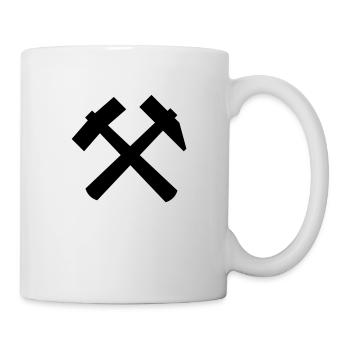 hammer_und_schlegel__f1 - Mug blanc - blanc - Droite