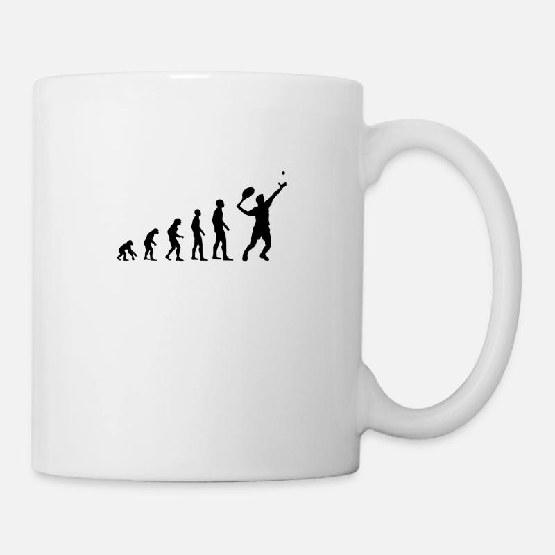 Evolution tennis - Mug - white